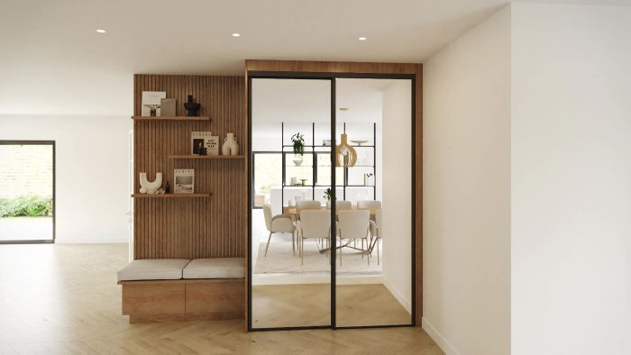 Porte de placard coulissante sur mesure