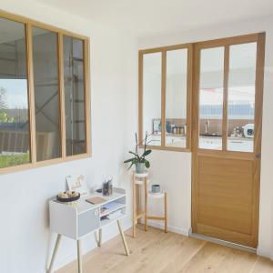 Verrière atelier bois