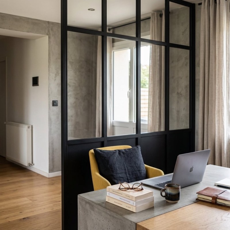 Cloison de séparation de bureau