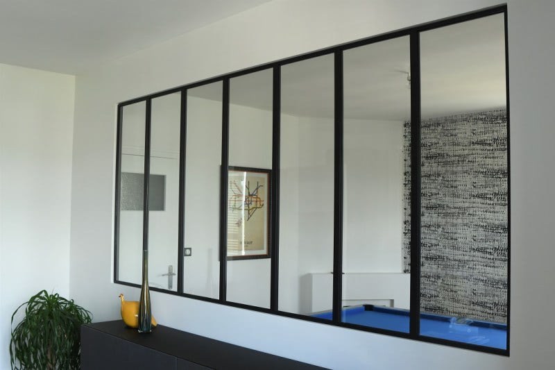 Verriere de séparation de chambre