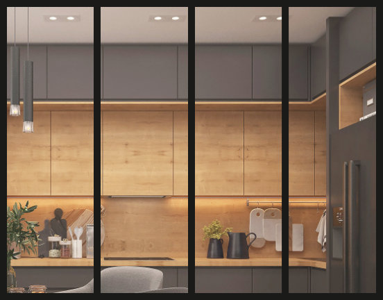 Nos verrières standard au style atelier industrielle