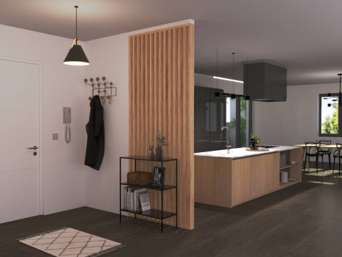 Claustra bois Entrée