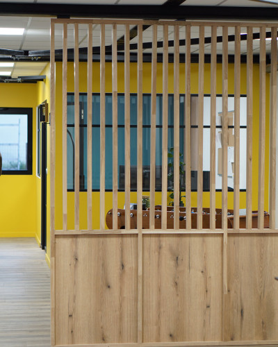 Claustra avec soubassement