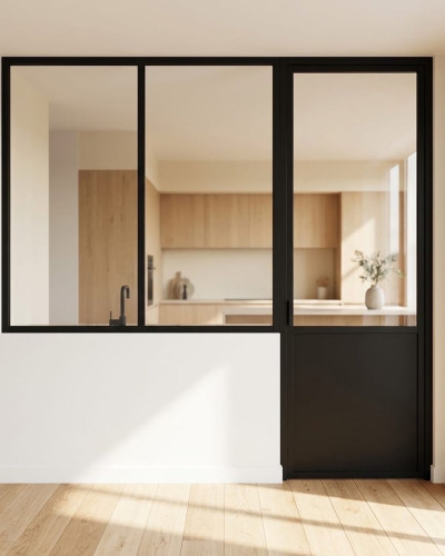 Verrière + Porte sur mesure