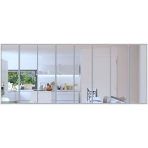 Verrière acier en kit 8 modules - Standard de H 1400 x L 4000 - Brute à peindre