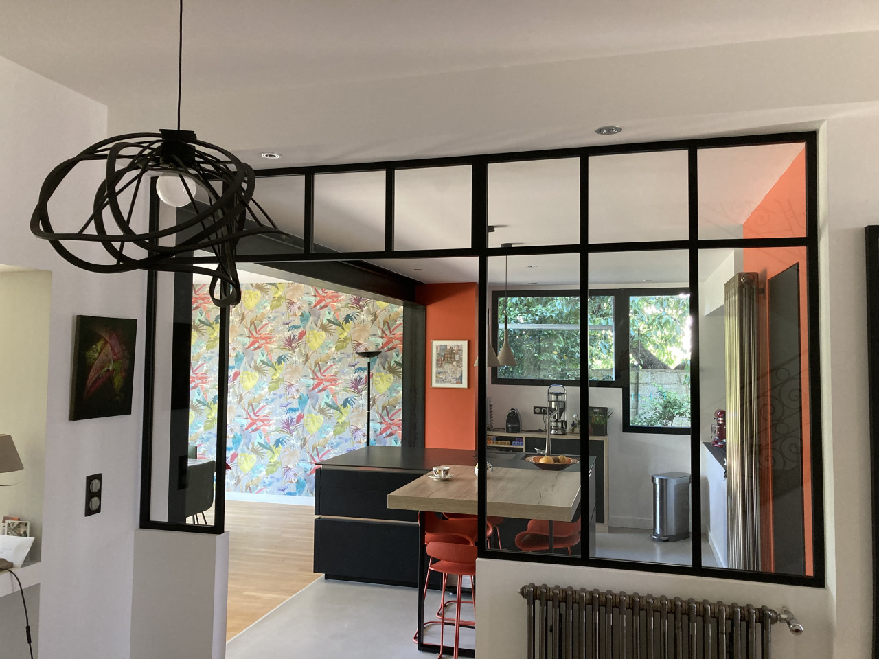 Porte Verrière Battante sur mesure atelier en Aluminium, Bois massif et  Acier - La verriere française