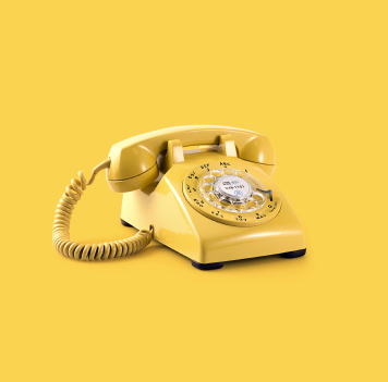 téléphone jaune